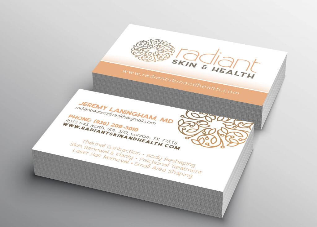 business card mockup presentation for display
