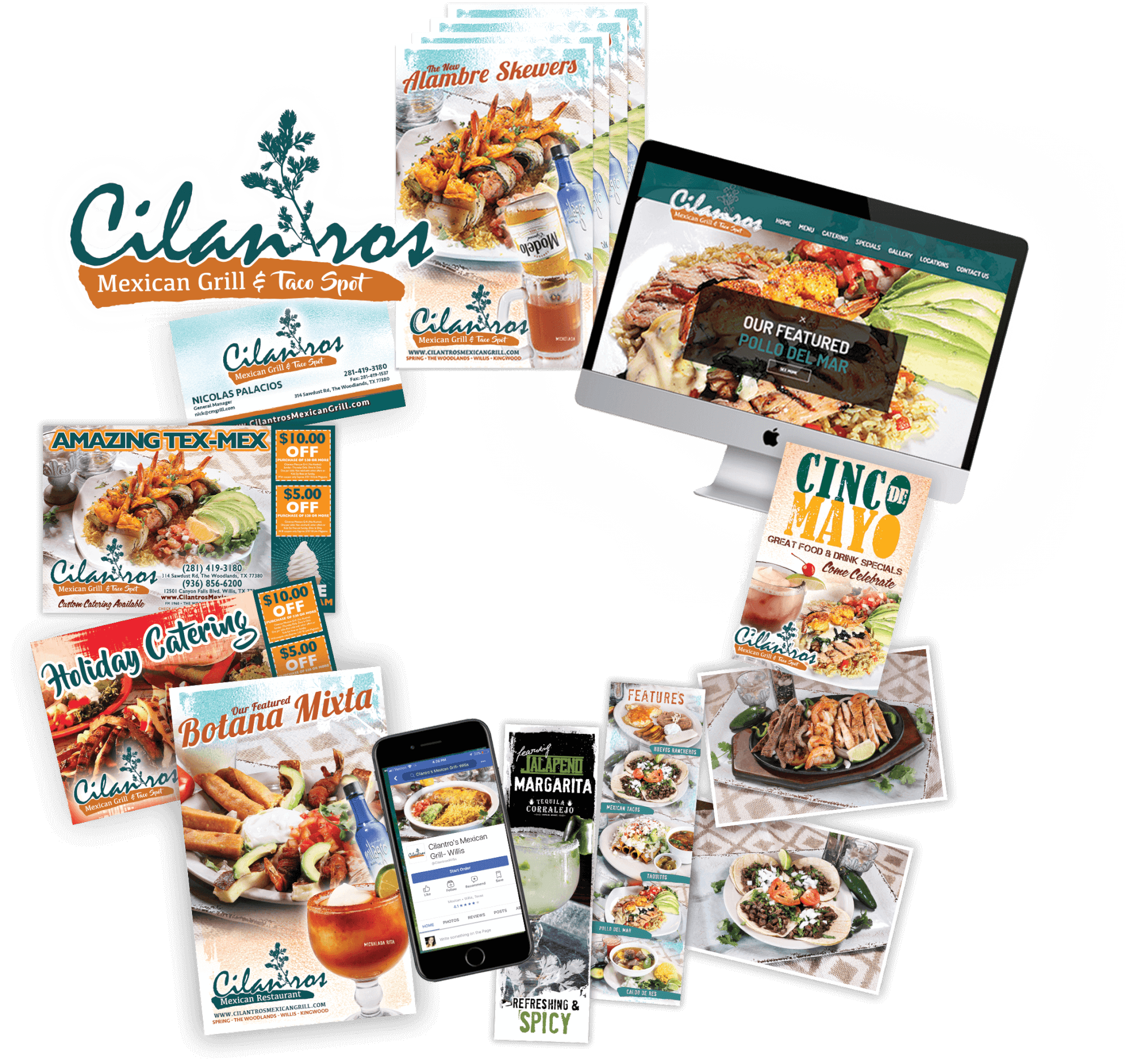 local restaurant graphic design