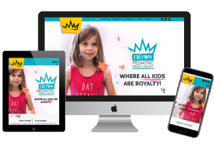 medical custom website design and website management