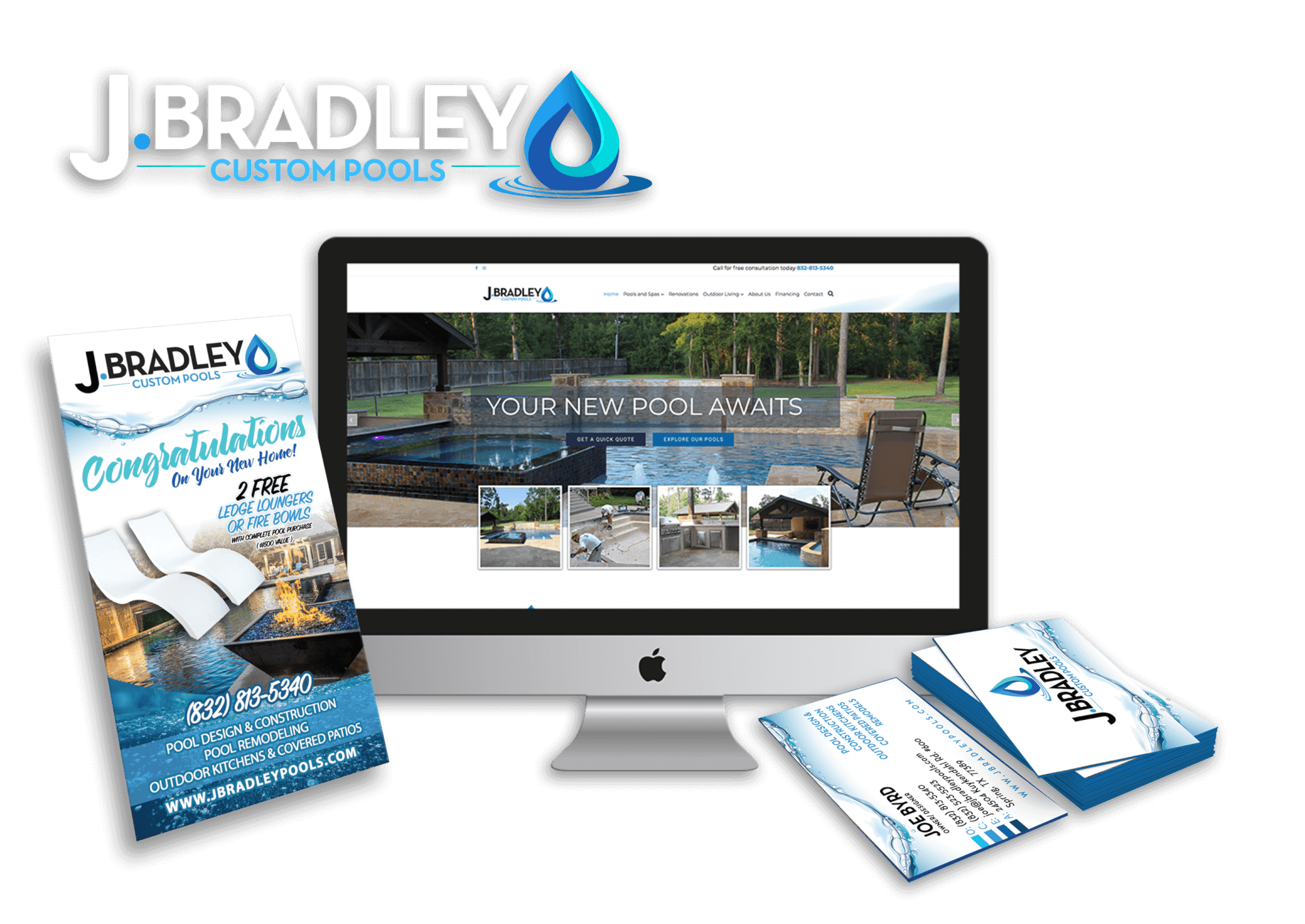 home service marketing packages including printed marketing material and website design