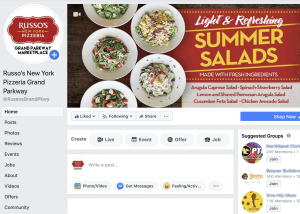 local restaurant social media marketing and promotions